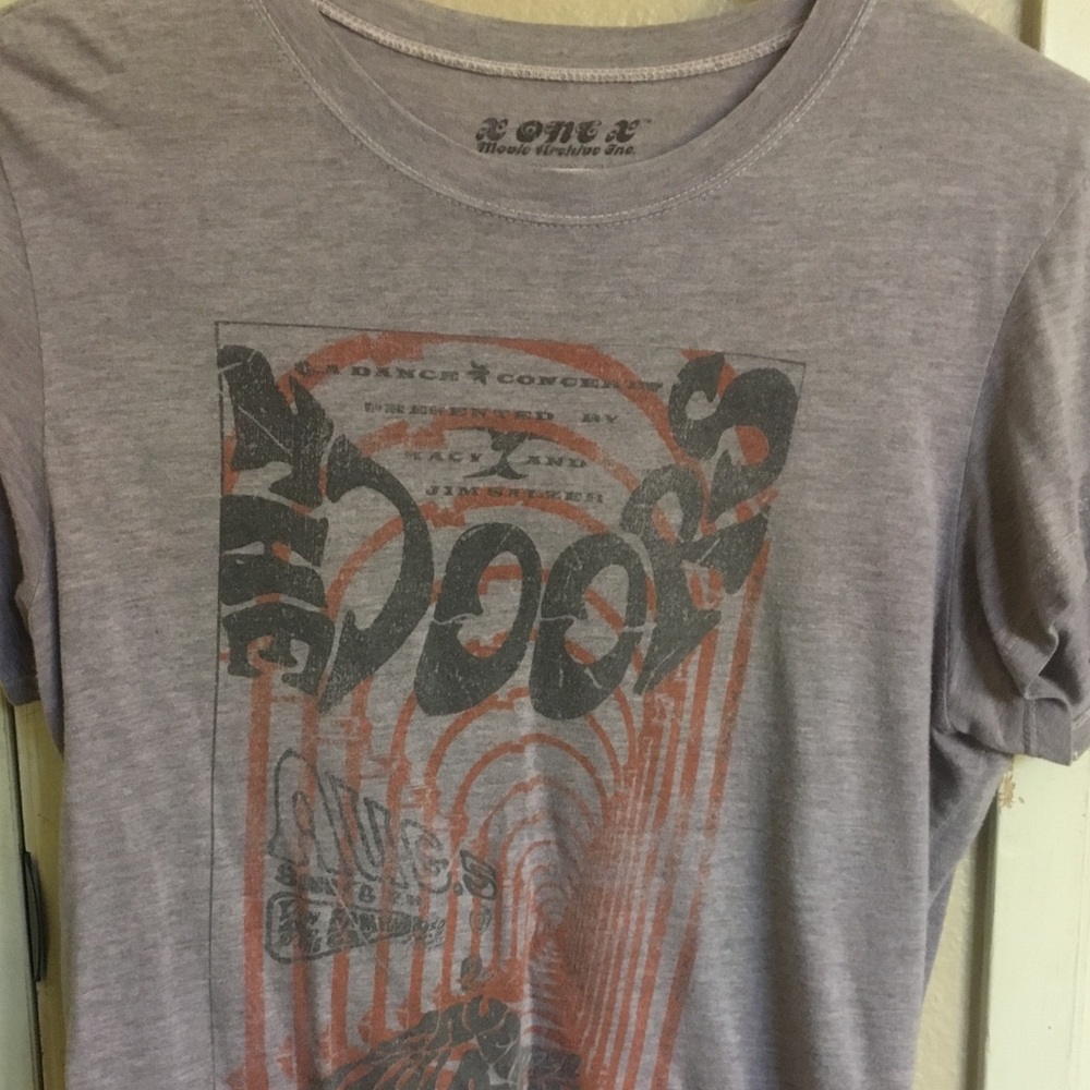 Vintage - T shirt of The Doors - concert poster -L